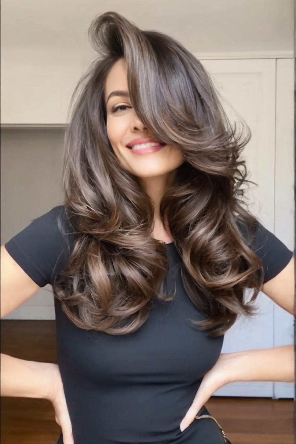 Inspiration photograph of an elegant updo being styled